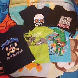 2 T t shirts - lot of 5